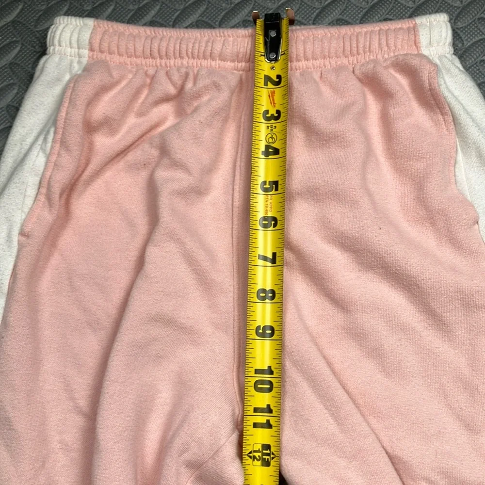 SO The Lounge Life Jogger Juniors Pink and‎ White With Side Stripes Size XS